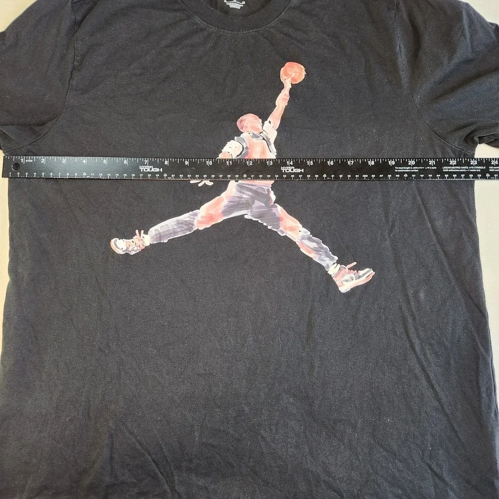 NIKE Air Jordan Jumpman‎ Shirt Mens XL Black Watercolor Basketball